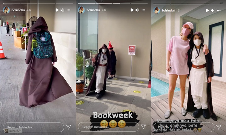 Noah Putra BCL Totalitas Dandan Ala Tokoh \'Star Wars\', Hadiri Pesta Halloweeen Sekolah?