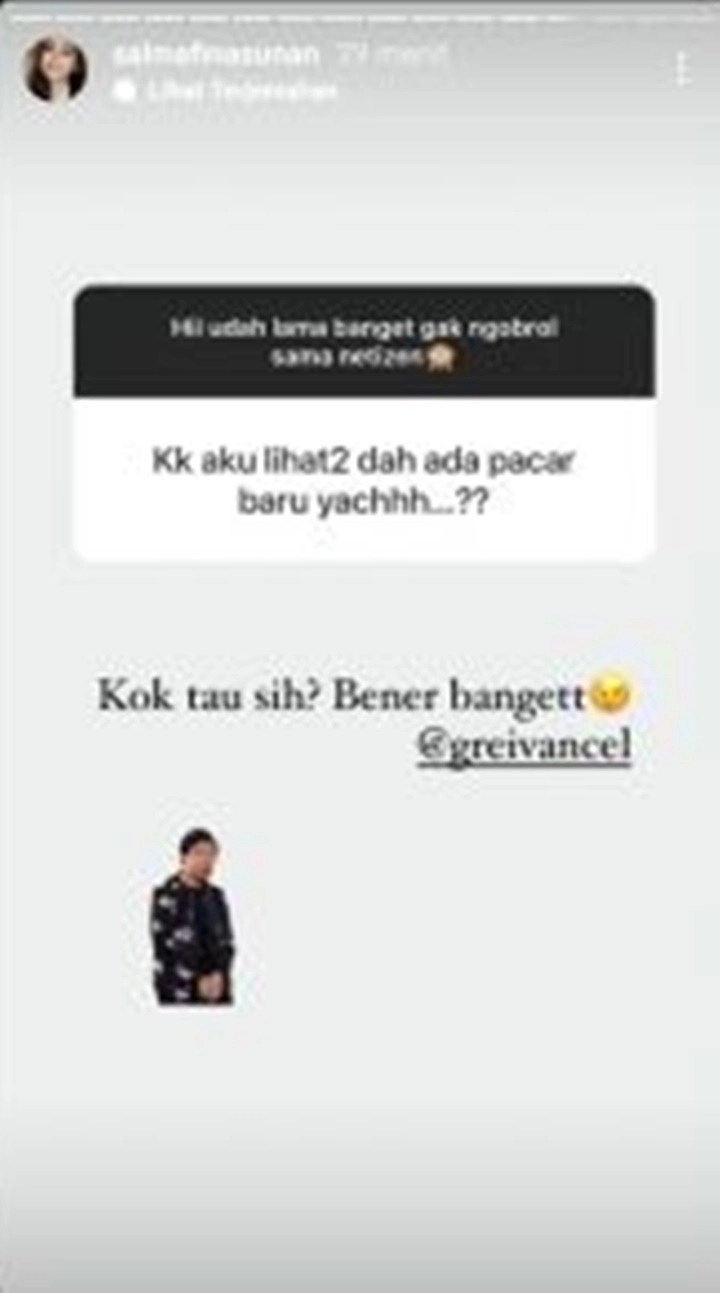 ini Pacari Anak Pendeta, Salmafina Sunan Bongkar Alasan Mengejutkan Putus dari Kekasih Bule