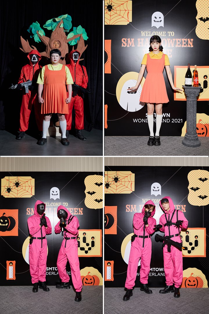SMTOWN Ikutan Demam Squid Game, Shindong dan Winter Tampil Kembar