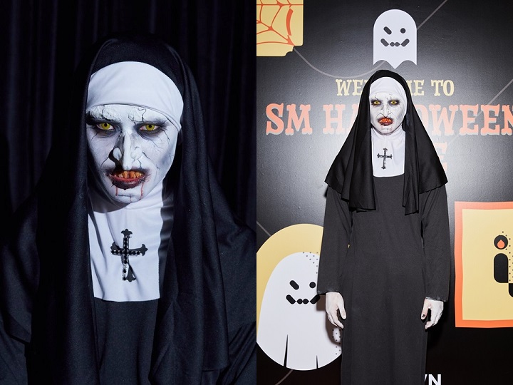 Onew SHINee dan Chenle NCT Dream Bikin Pangling di SM Halloween Party, Siapa Lebih Seram?