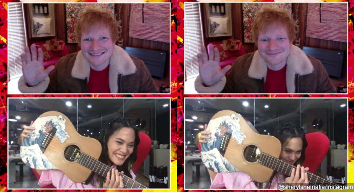 Momen jadi pemandu acara Ed Sheeran