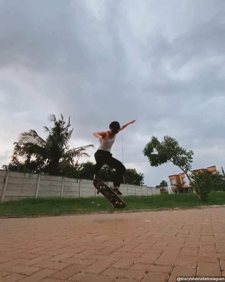 gemar skateboard dan berselancar