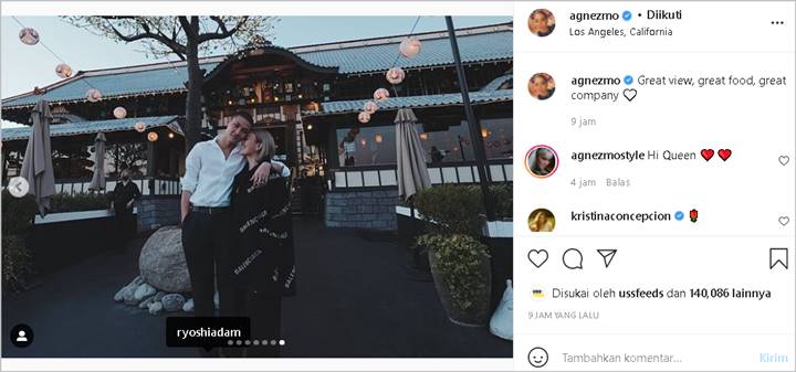Puji Sosok Sang Kekasih, Momen Agnez Mo Tertawa Lebar Dirangkul Adam Rosyadi Bikin Meleleh