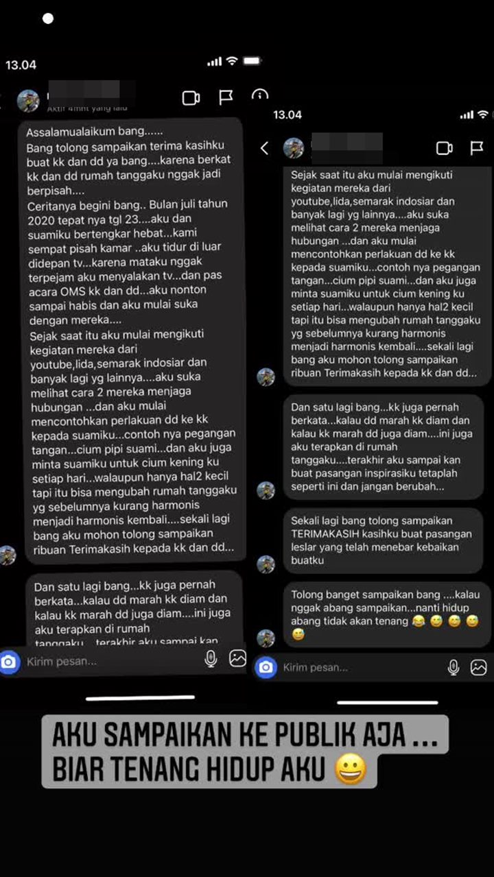 Lesty Kejora dan Rizky Billar Berhasil Cegah Pasangan Suami Istri Bercerai, Kok Bisa?