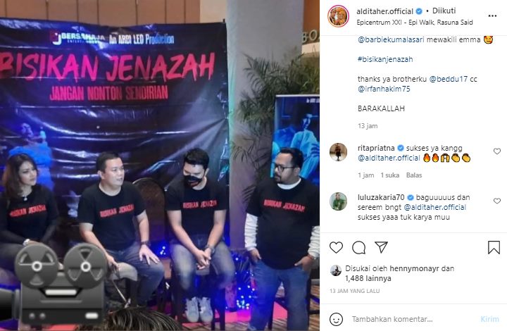 Film \'Bisikan Jenazah\' Aldi Taher Segera Tayang di Bioskop, Tuai Pujian dari Aktris ini