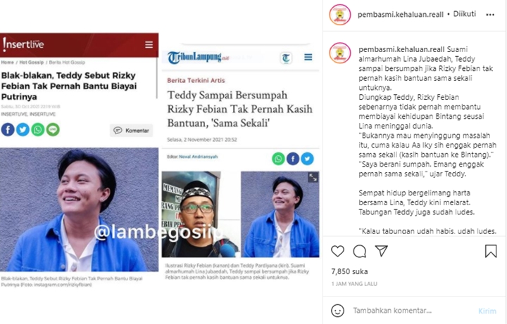 Teddy Dihujat Usai Ngaku Tak Dibantu Rizky Febian, Foto Hanna Kirana Pakai Mukena - Topik Pagi