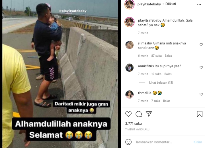 Gala Putra Vanessa Angel Selamat, Kondisinya Pasca Kecelakaan di Tol Beredar
