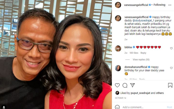 Vanessa Angel Minta Maaf ke Ayah Sebelum Meninggal Dunia