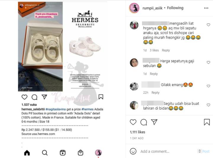 Belum Lahir, Calon Putra Kedua Nagita Slavina Sudah Dapat Hadiah Fashion Fantastis