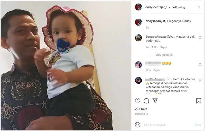 Vanessa Angel dan Suami Meninggal, Postingan Terakhir Doddy Sudrajat Bareng Cucu Bak Firasat?
