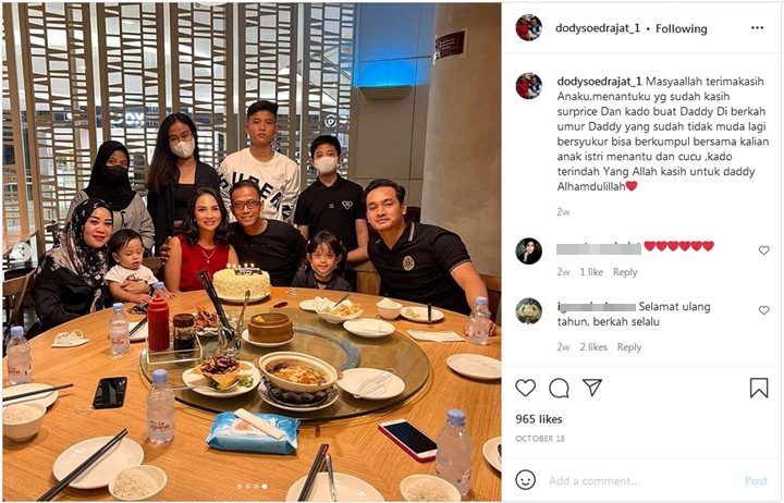 Vanessa Angel dan Suami Meninggal, Postingan Terakhir Doddy Sudrajat Bareng Cucu Bak Firasat?