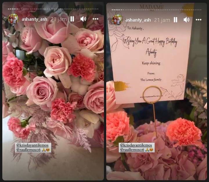 Ashanty Pamer Kiriman dari Keluarga Krisdayanti dan Raul Lemos, Dapat Ucapan Doa Begini