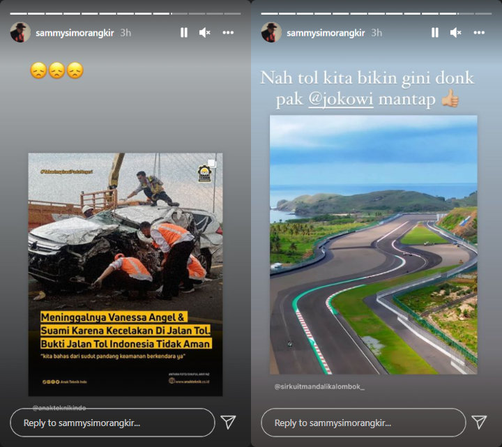 Sammy Simorangkir Komentari Jalan Tol Indonesia yang \'Berbahaya\'