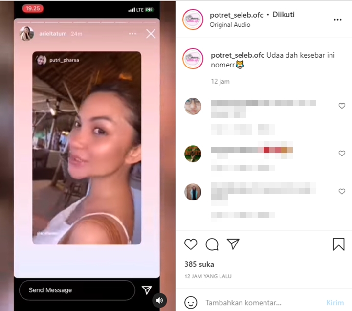 Ariel Tatum Sengaja Sebar Nomor HP?