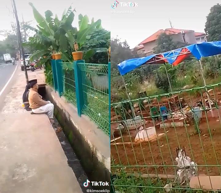Mertua Vanessa Angel Ziarah Saat Pagar Makam Masih Terkunci, Video Duduk dari Jauh Bikin Nyesek