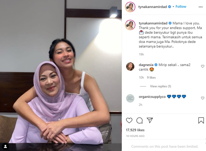 Terancam Kehilangan Hak Asuh Anak, Tynna Kanna Santai Pamer Dukungan dari Sang Ibunda