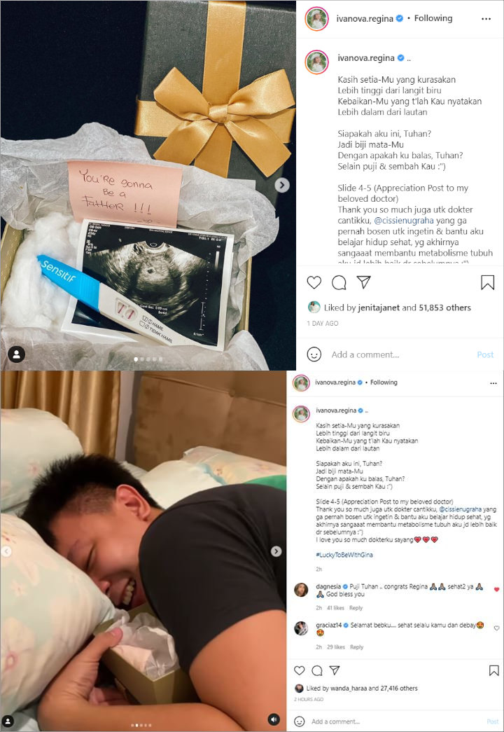 Regina Ivanova Umumkan Hamil Anak Pertama