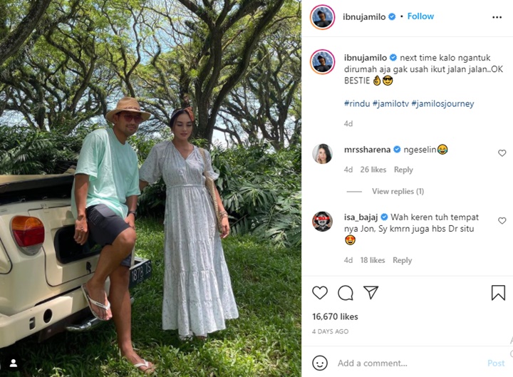 Ibnu Jamil Kena Batunya Gara-gara Nekat Posting Foto Sembarangan, Ririn Ekawati \'Murka\'