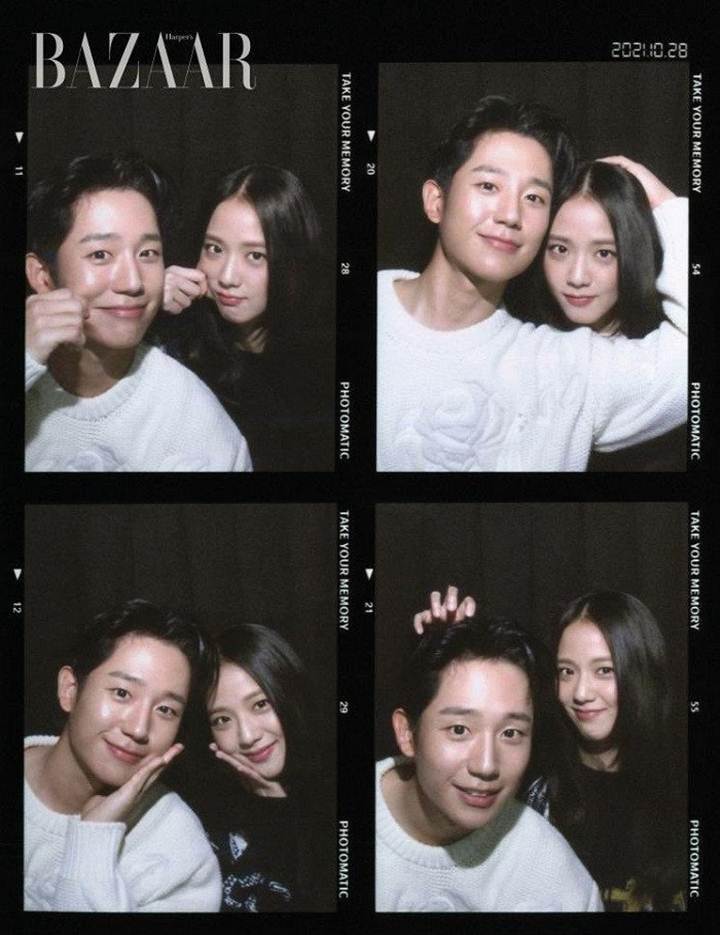Visual Alami Jisoo BLACKPINK dan Jung Hae In Foto Bareng Jelang Drama Baru Tayang Panen Pujian