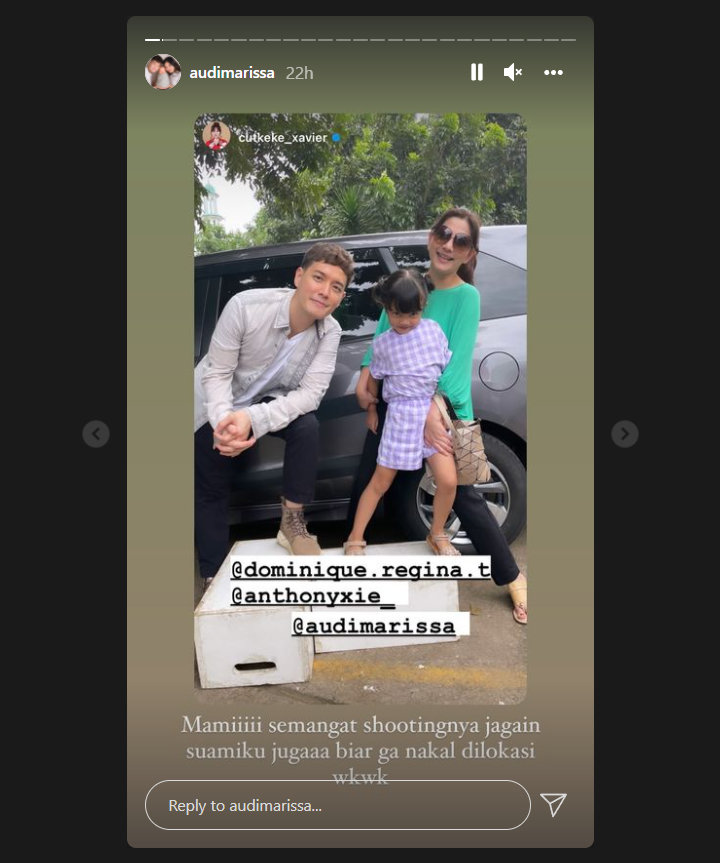 Audi Marissa \'Nitip\' Suami ke Cut Keke di Lokasi Syuting: Biar Gak Nakal
