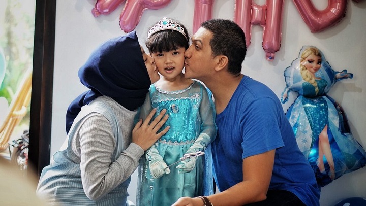momen harmonis di perayaan ulang tahun Kara