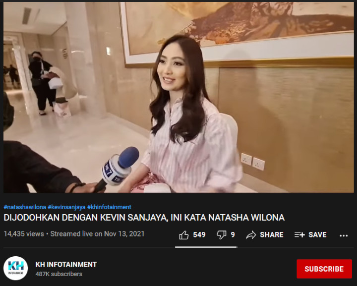 Natasha Wilona Jawab Kedekatan Dengan Kevin Sanjaya, Singgung Kriteria Pasangan Hidup