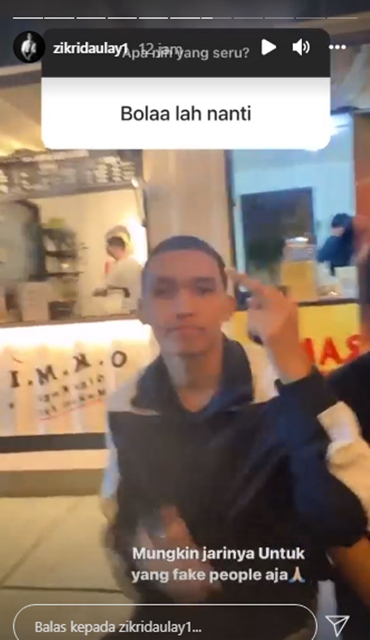 Kabur Saat Dikonfirmasi Kabar KDRT, Zikri Daulay Singgung Soal Fake People