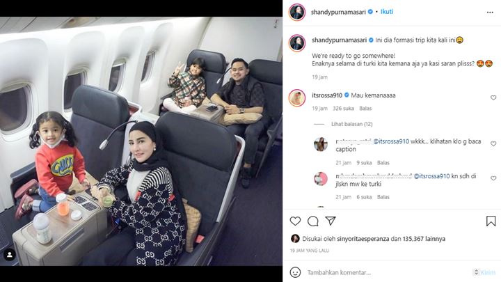 Rossa Tuai Cibiran Gara-Gara Komentari Postingan Shandy Purnamasari