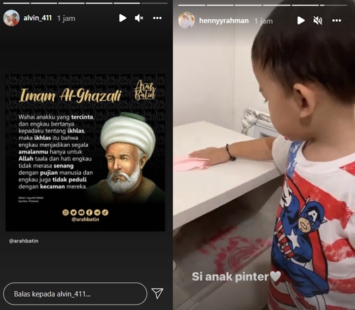 Alvin Faiz Tak Peduli Pujian Maupun Kecaman, Henny Rahman Pilih Pamer Kepintaran Zayn
