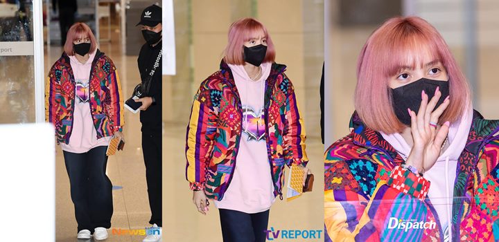 Tepis Rumor Oplas, Lisa BLACKPINK Berani Tampil No Makeup di Bandara