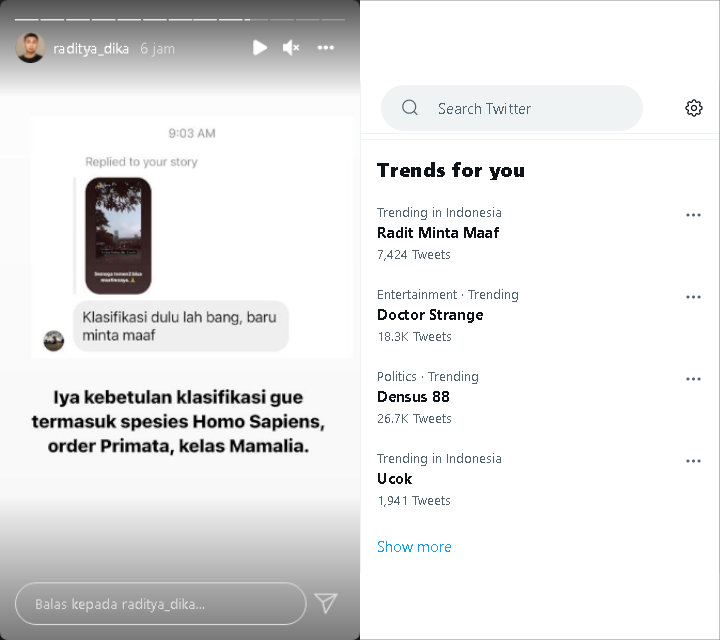 Sampai Trending, Heboh Baliho Raditya Dika Minta Maaf