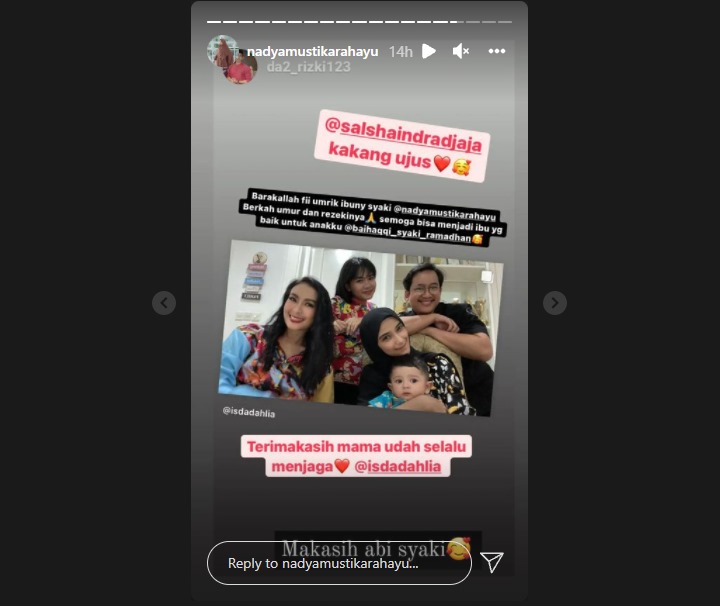 Usai Kena Tegur, Rizki DA Akhirnya Tulis Ucapan Ultah untuk Nadya Mustika