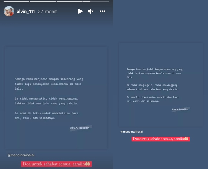 Alvin Faiz Mendadak Singgung Jodoh yang Terima Masa Lalu Pasangan