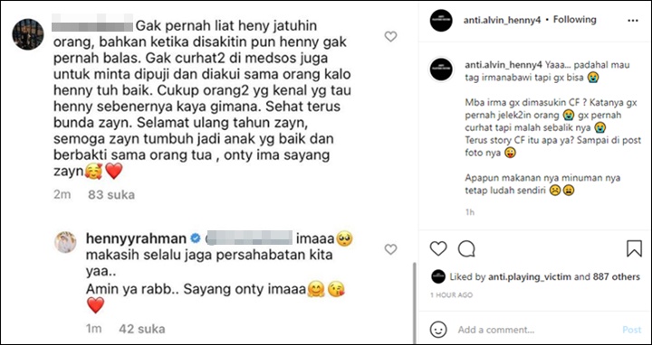 Dipuji Sahabat Sendiri, Jawaban Kalem Henny Rahman Auto Direspons Sinis