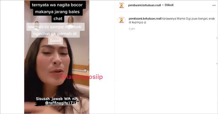 Diomeli, Nagita Slavina Justru Ngakak Ungkap Alasan Tak Pernah Balas Pesan Iis Dahlia