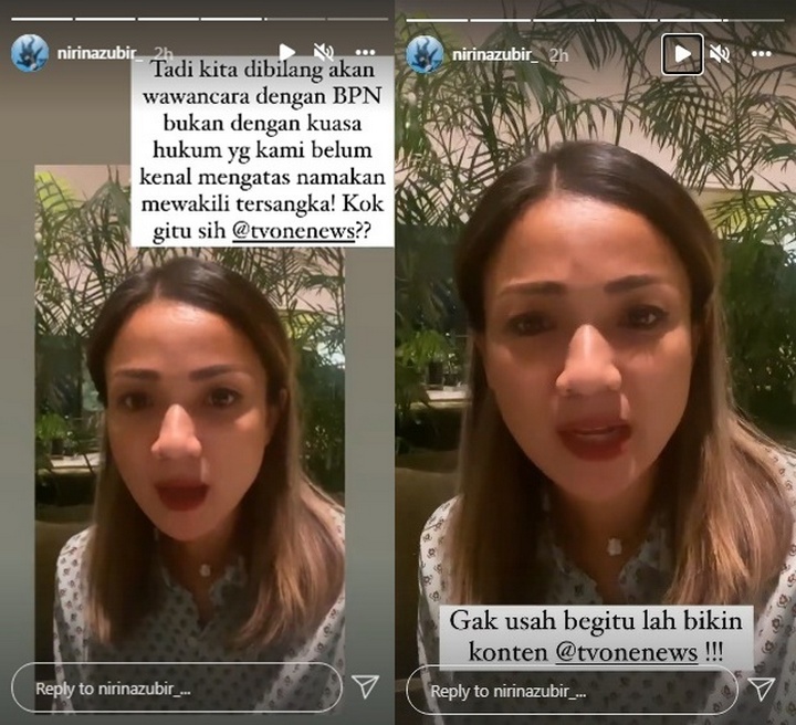 Nirina Zubir Dijebak Stasiun TV
