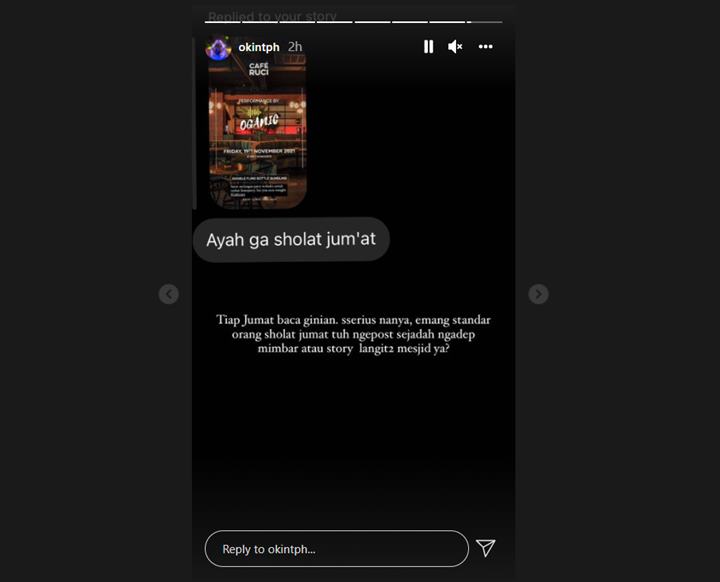 Selalu Ditanya Soal Aktivitas Salat Jumat Melalui DM, Niko Al Hakim Skakmat Begini