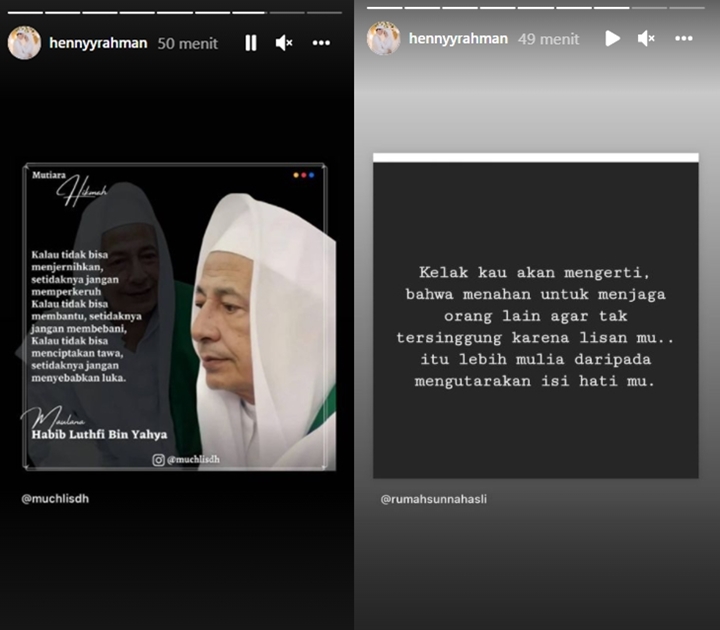 Kena Sentil Ibu Tiri Alvin Faiz, Henny Rahman: Jangan Memperkeruh