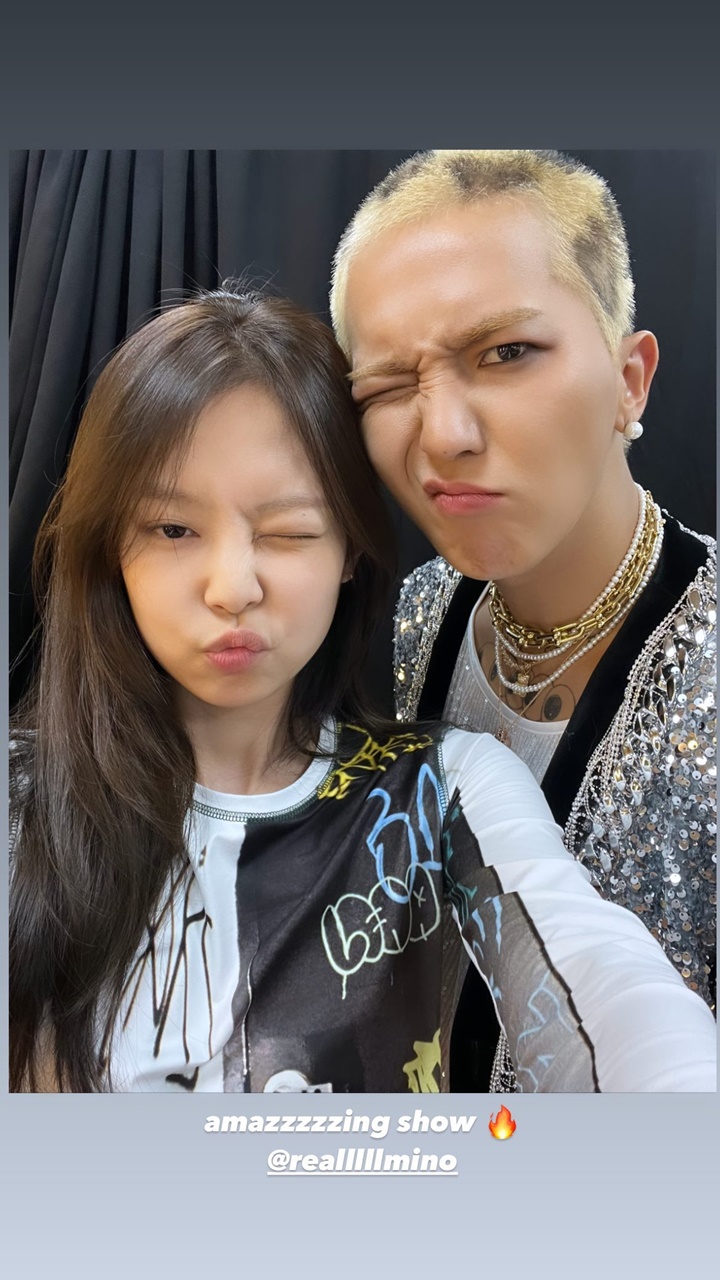 Jennie BLACKPINK Tunjukkan Kedekatan dengan Mino WINNER Usai Konser, Begini Kata Netizen