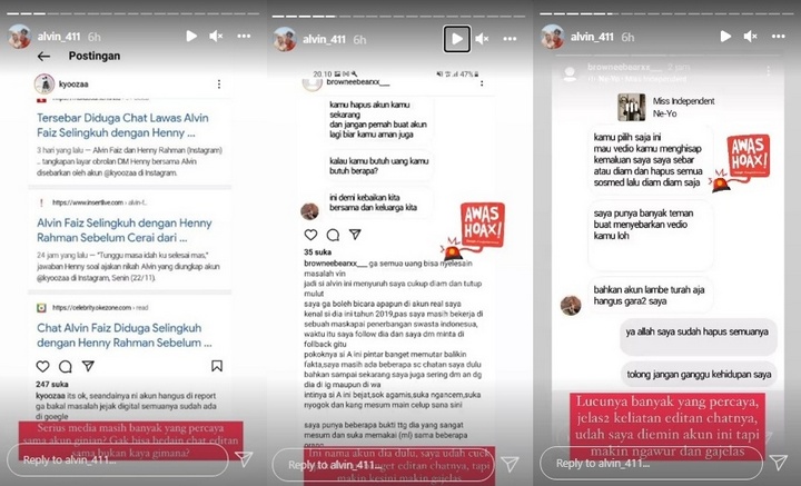 Chat Editan Fitnah Henny Rahman