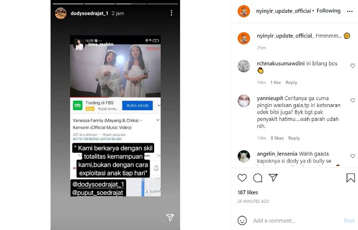Ayah Vanessa Angel Singgung Eksploitasi Anak