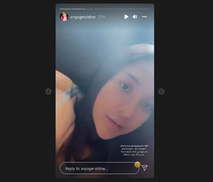 Stres Belum Boleh Banyak Aktivitas, Anya Geraldine Takut Tambah Gendut