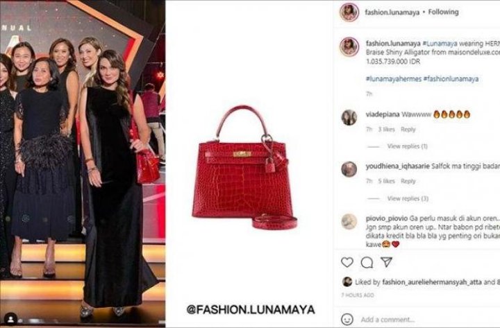Tampil Menawan, Terungkap Luna Maya Tenteng Tas Rp1 Miliar Ramai Jadi Perbincangan