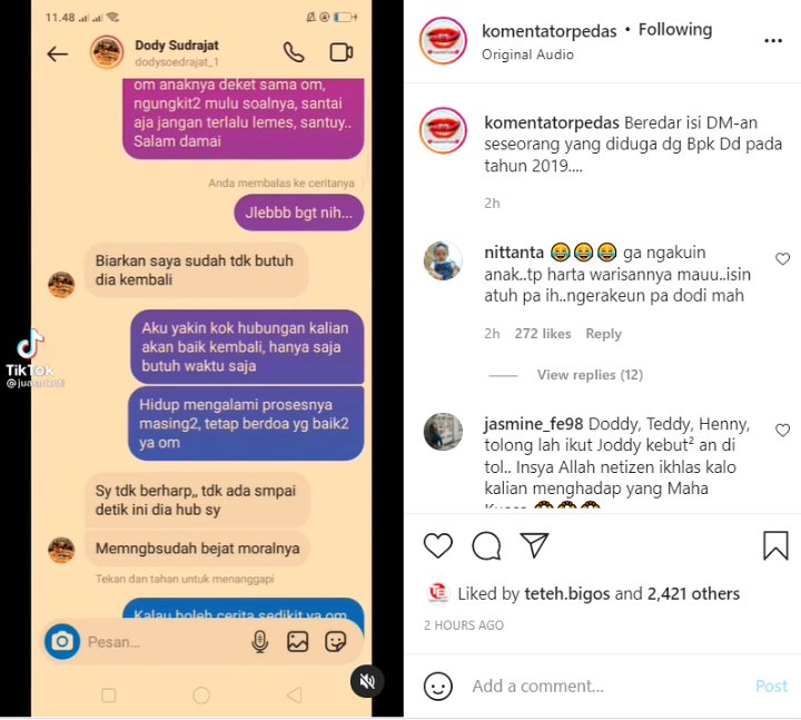 DM Doddy Sudrajat Ngaku Tak Butuh Vanessa Angel Jadi Viral