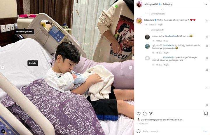 Khawatirkan Cara Rafathar Gendong Baby R, Iis Dahlia Malah Panen Cibiran