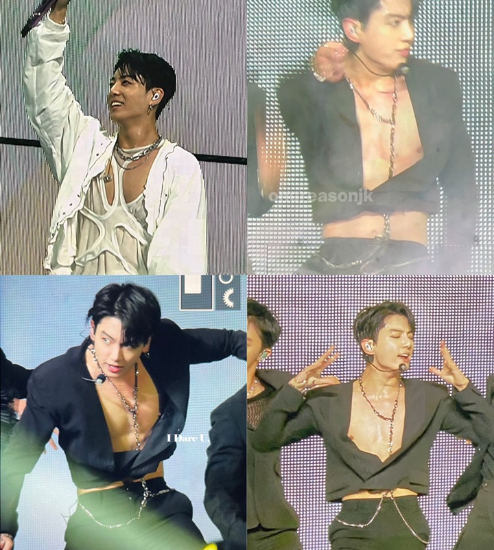 Jungkook Tampil Buka-Bukaan Umbar Bodi Seksi di Konser BTS