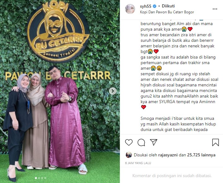 Ikut Kaget, Adik Syahrini Ungkap Kesan Pertama Bertemu dengan Ameer Azzikra