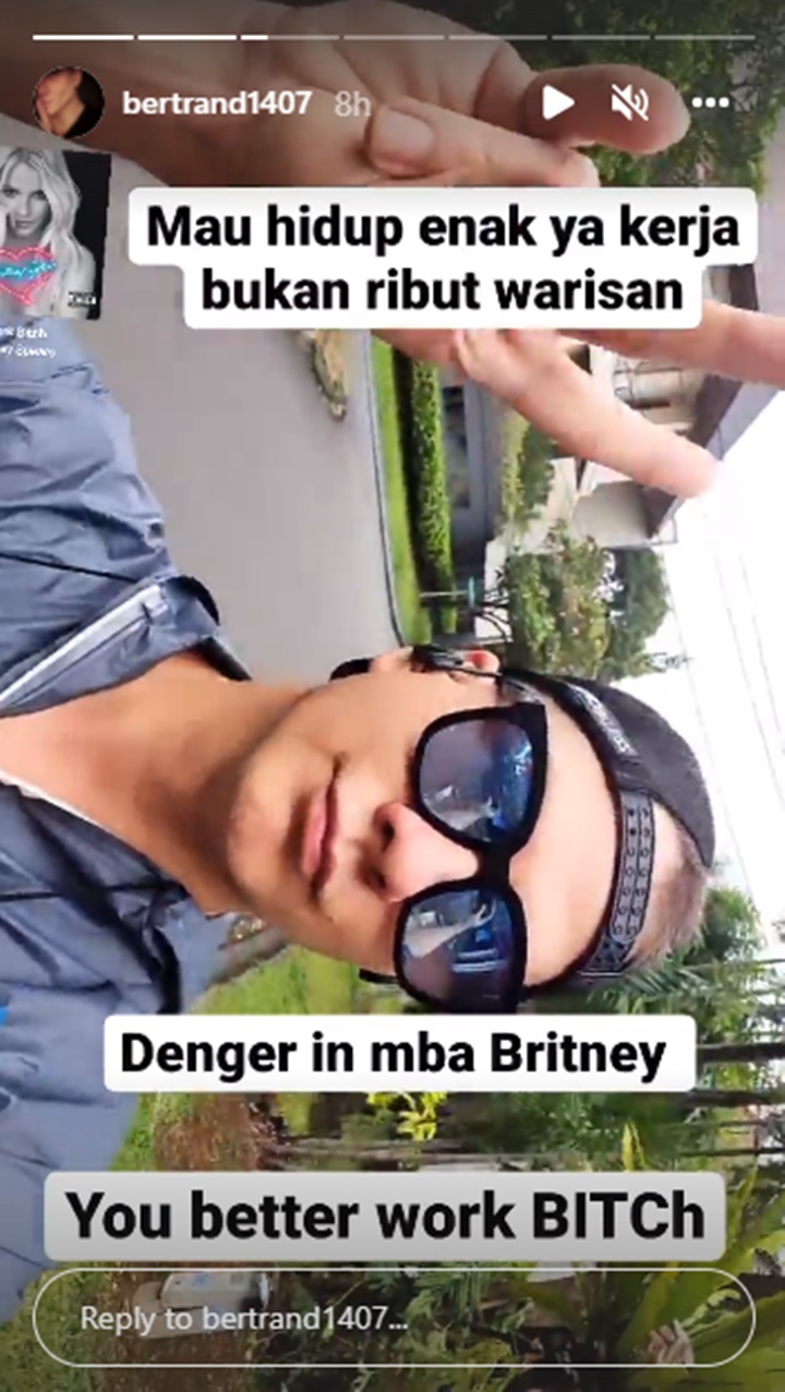 Singkat Tapi Menohok, Unggahan Bertrand Antolin Ini Untuk Sindir Keluarga Vanessa Angel?