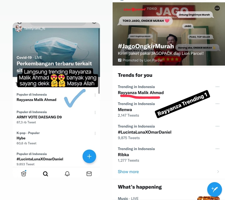Raffi Ahmad dan Nagita Slavina Akhirnya Ungkap Nama Lengkap Baby R, Auto Trending No. 1