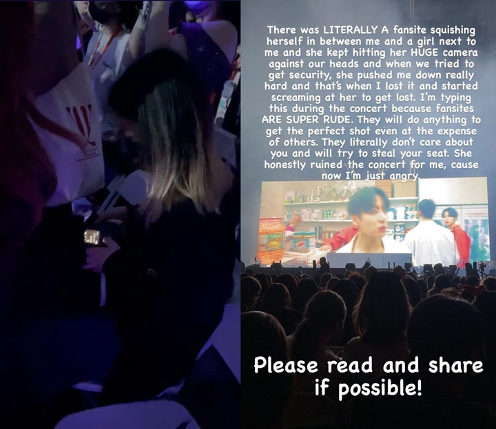 BTS Fansite Behavior at the LA Concert Annoys 1